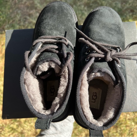 UGG Neumel Men’s Black Boot Shoe Size 8 - Picture 6 of 7